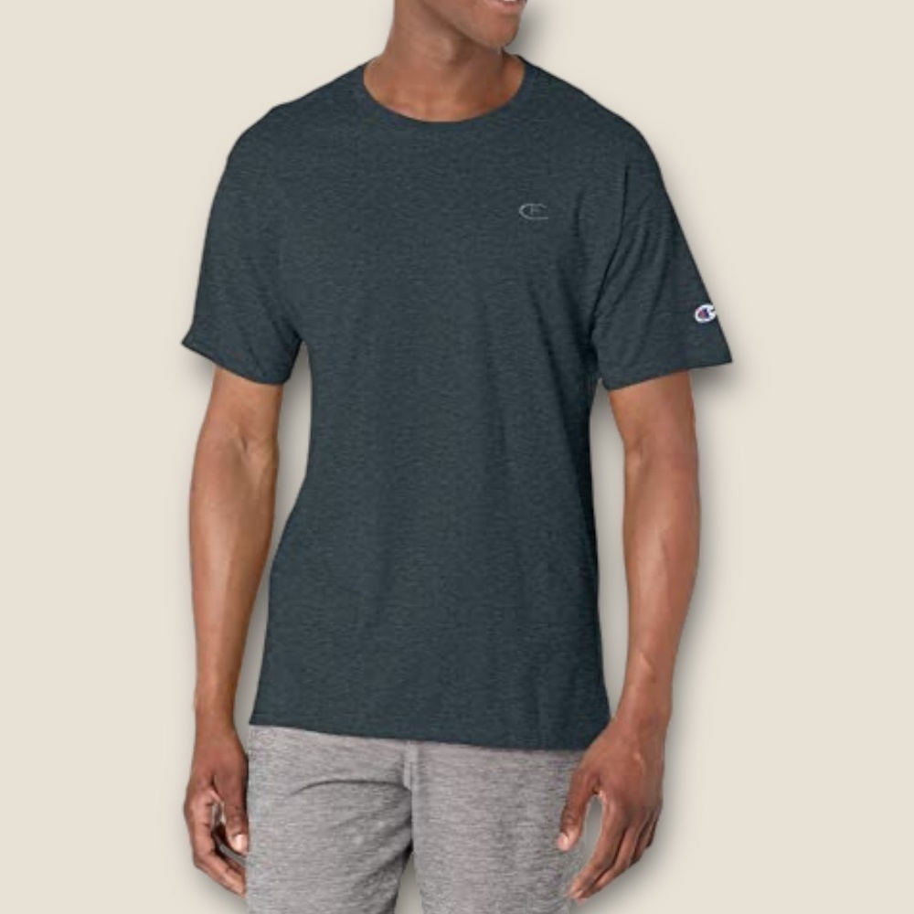 Champion Men’s Classic T-Shirt Everyday Tee Gray L